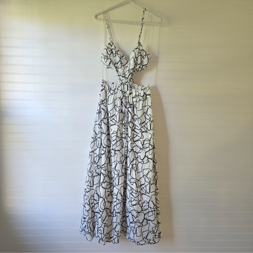 ASTR The Label Sanger Scribble Print Dress Large - Picture 3 of 7